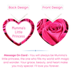 Velvet Rose Heart - Mother Daughter Love Handmade Message Gift