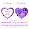 Lavender Heart - Mother Daughter Love Handmade Message Gift