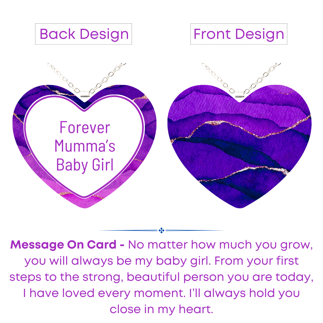 Mystic Heart - Mother Daughter Love Handmade Message Gift