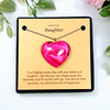 Velvet Rose Heart - Mother Daughter Love Handmade Message Gift