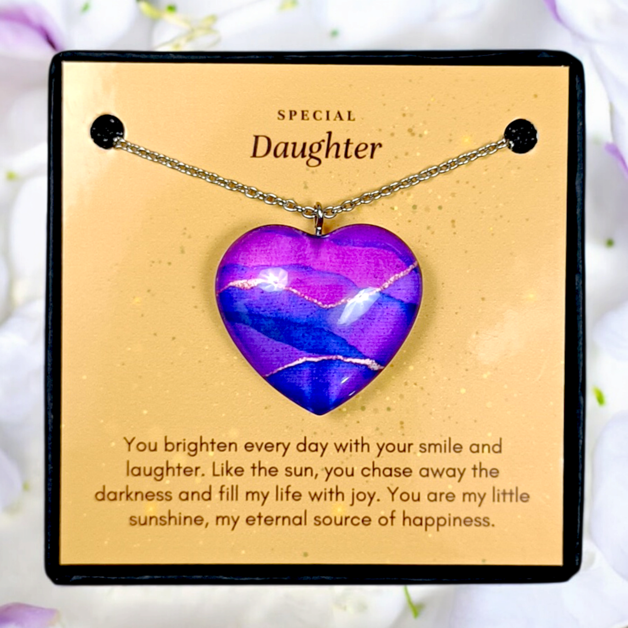 Mystic Heart - Mother Daughter Love Handmade Message Gift