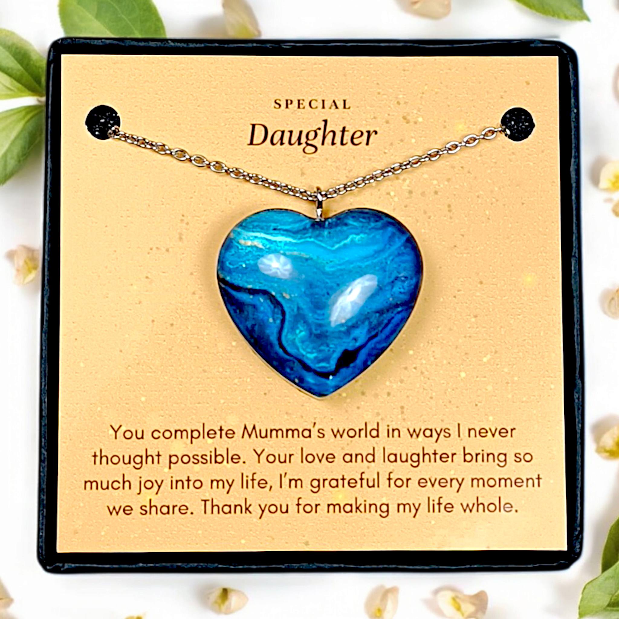 Celestial Heart - Mother Daughter Love Handmade Message Gift