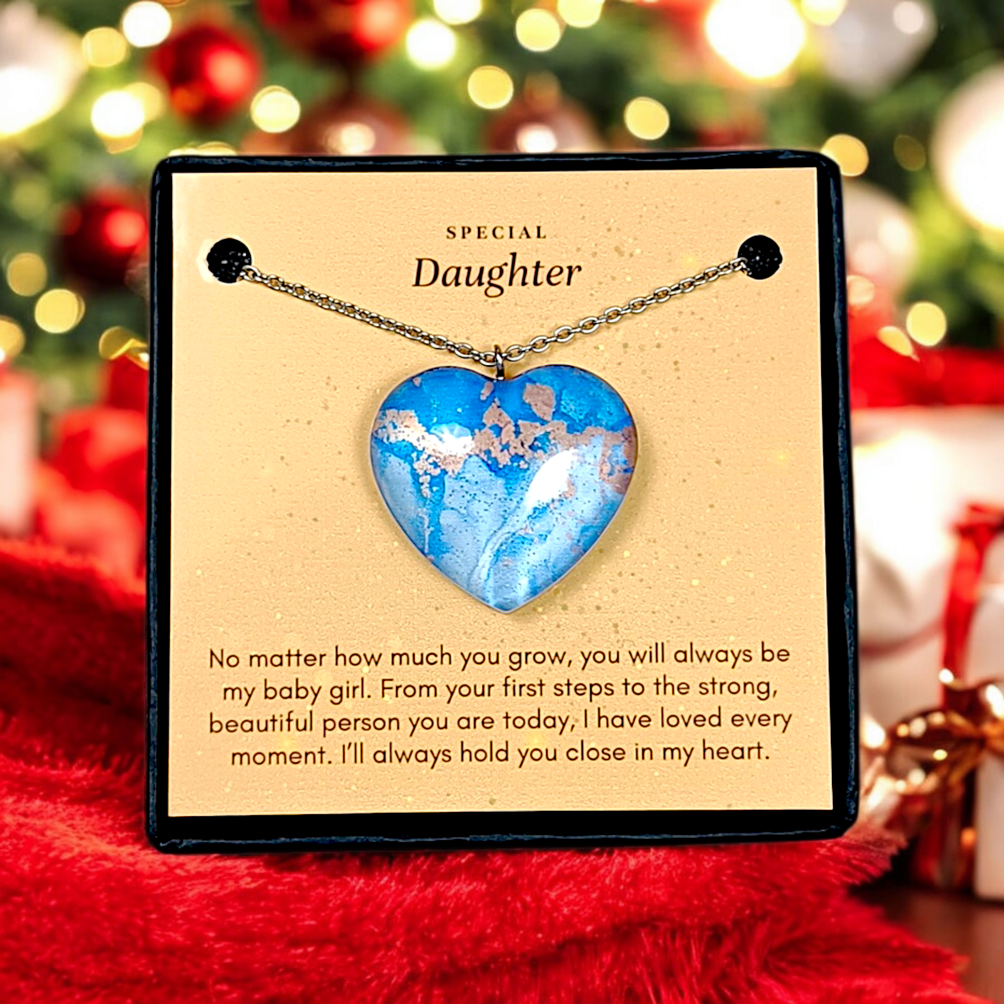 Ocean Heart - Mother Daughter Love Handmade Message Gift