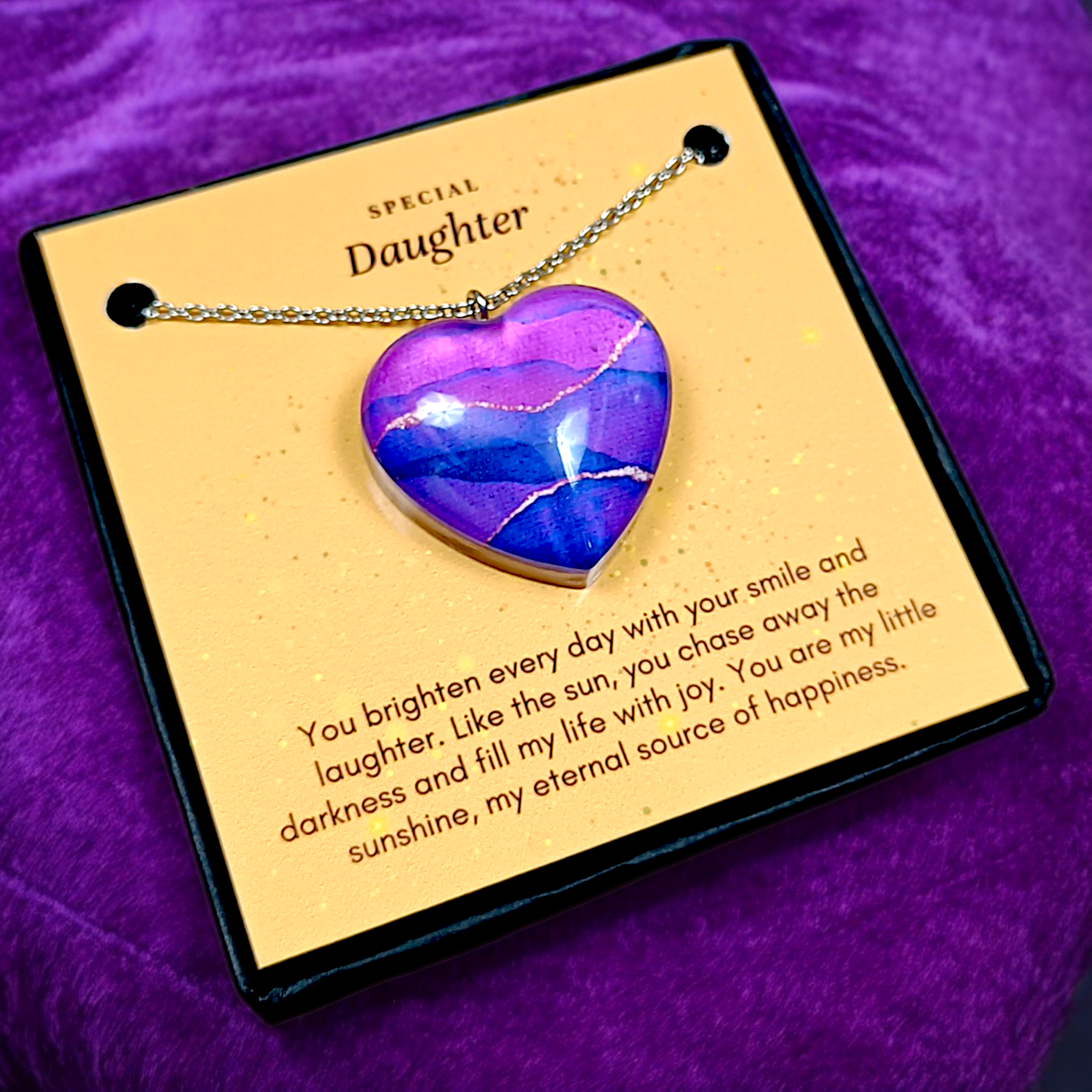 Mystic Heart - Mother Daughter Love Handmade Message Gift