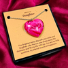 Velvet Rose Heart - Mother Daughter Love Handmade Message Gift