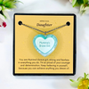 Emerald Heart - Mother Daughter Love Handmade Message Gift