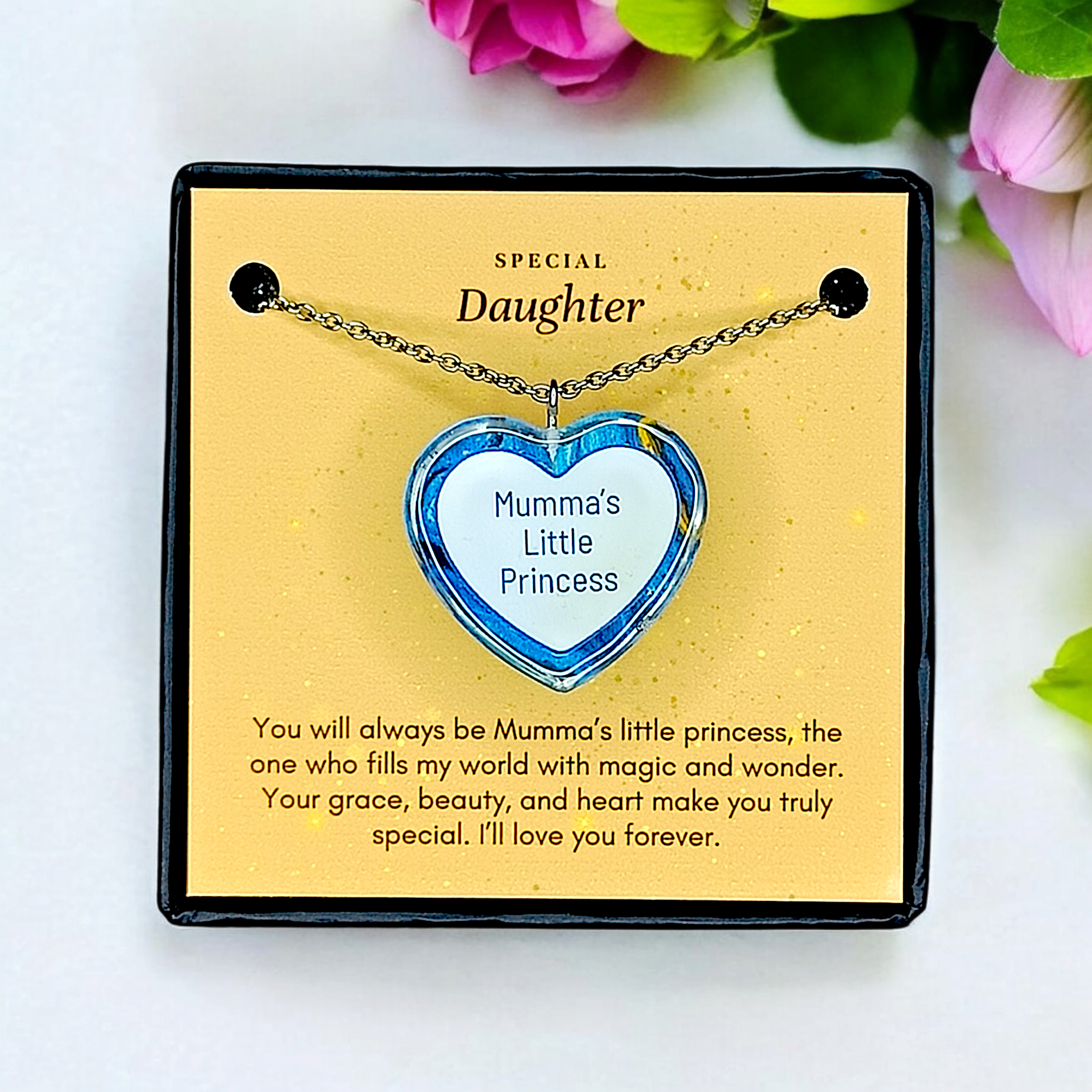 Celestial Heart - Mother Daughter Love Handmade Message Gift