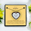 Midnight Heart - Mother Daughter Love Handmade Message Gift