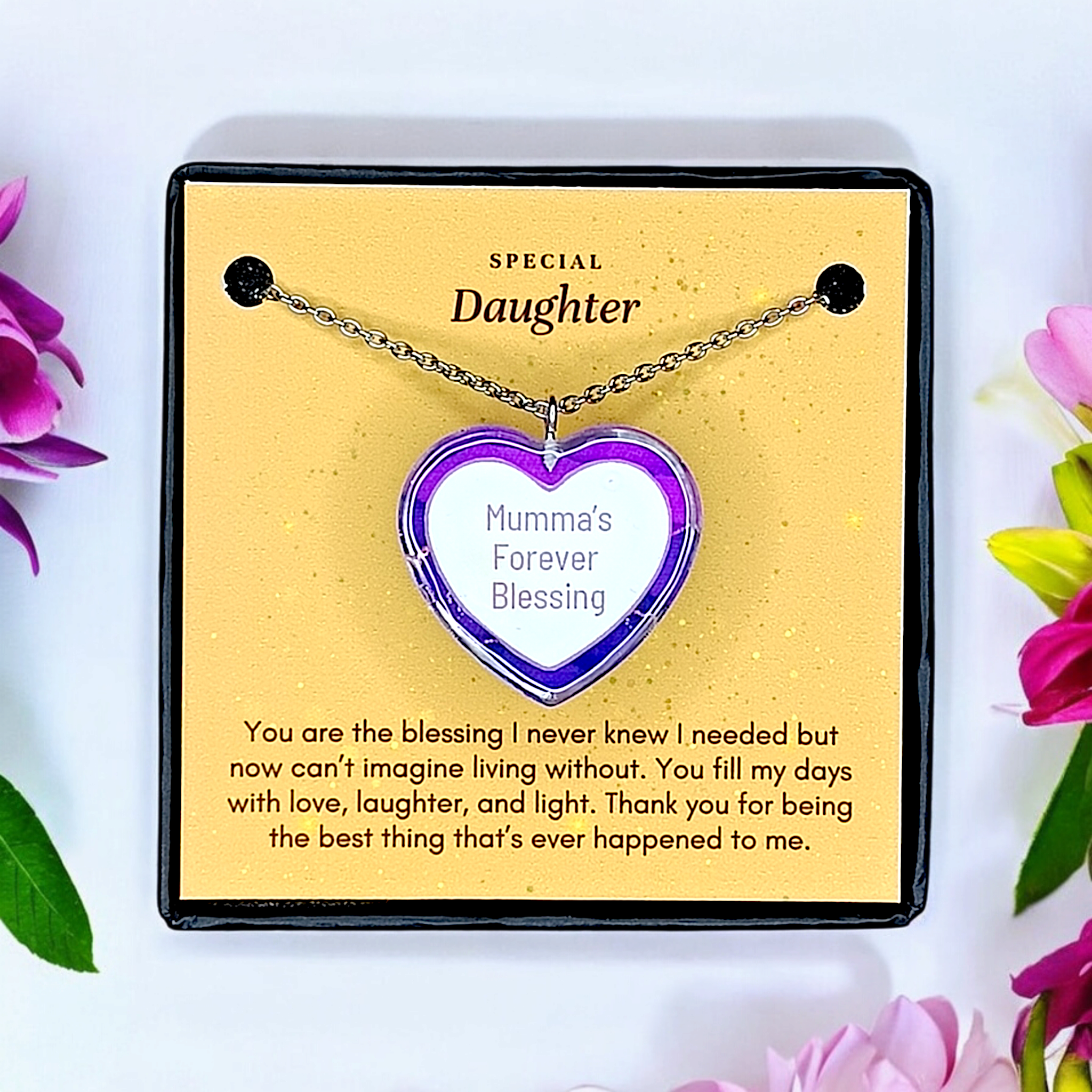 Mystic Heart - Mother Daughter Love Handmade Message Gift