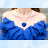 Blue Rose Heart - Mother Daughter Love Handmade Message Gift