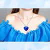 Blue Rose Heart - Mother Daughter Love Handmade Message Gift